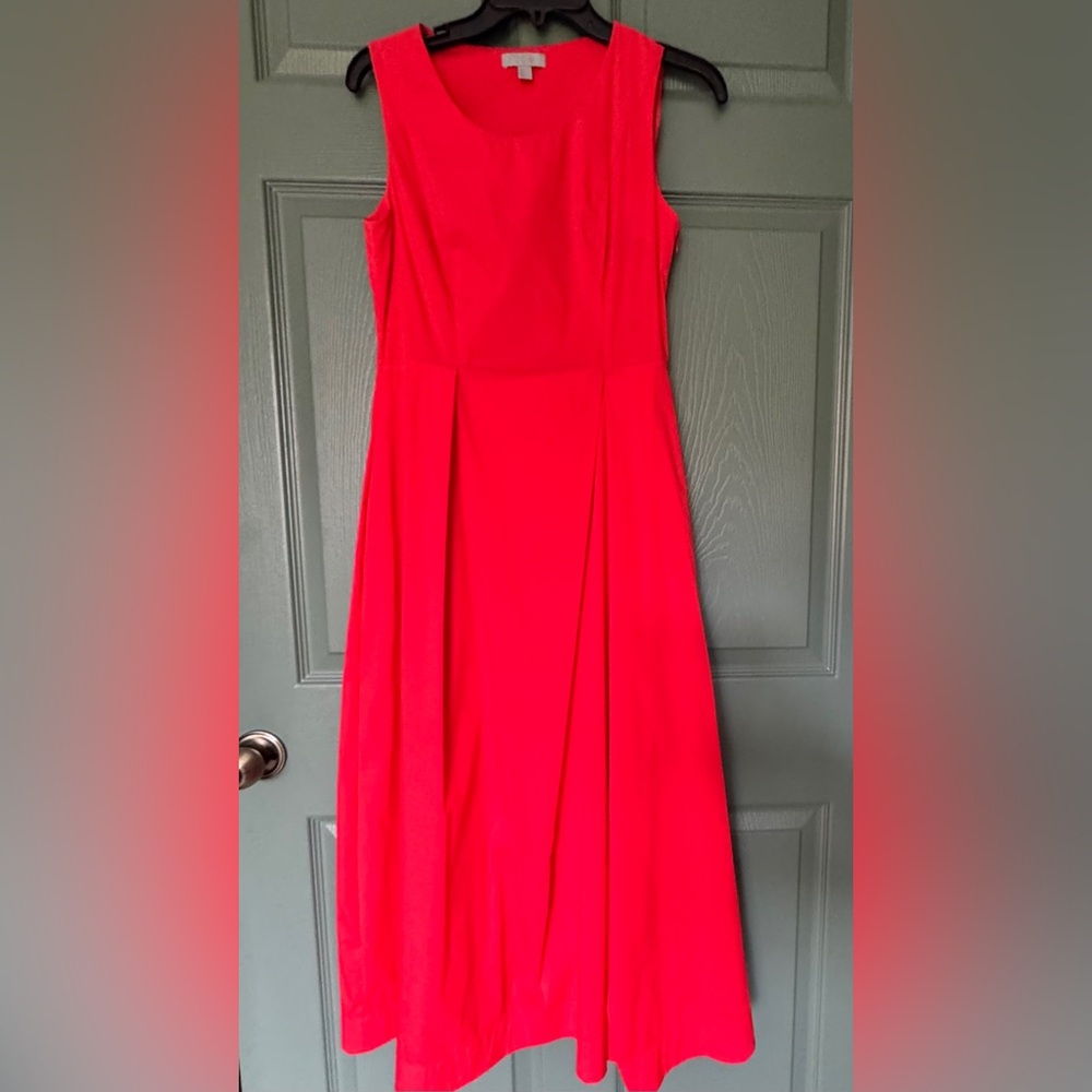 ❤️ COS SLEEVELESS MIDI MAXI CLASSIC TRADITIONAL DRESS A LINE FIT FLARE POPLIN